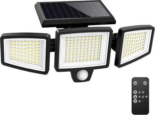 Virell™️ 2,500LM Powerful Solar Outdoor Wall Lights With Remote Control