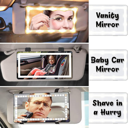 Virell™️ Touch LED Car Vanity Mirror For Him & Her