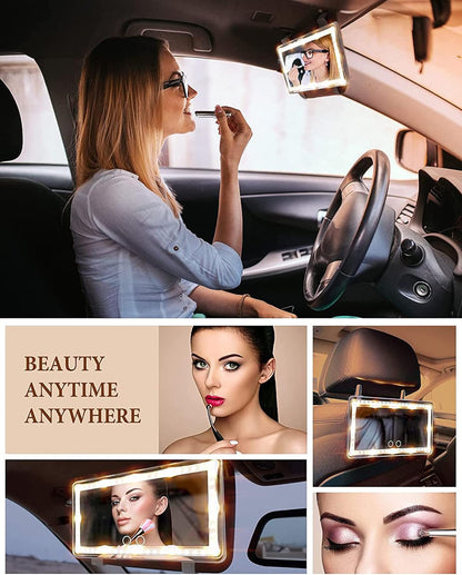 Virell™️ Touch LED Car Vanity Mirror For Him & Her