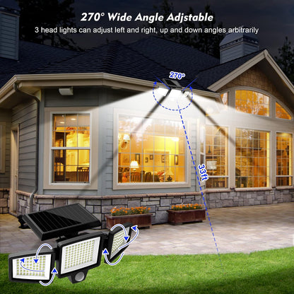 Virell™️ 2,500LM Powerful Solar Outdoor Wall Lights With Remote Control