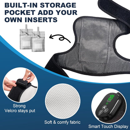 Virell™️ 3 in 1 Electric Knee, Shoulder & Hand Massager With Heat & Vibration