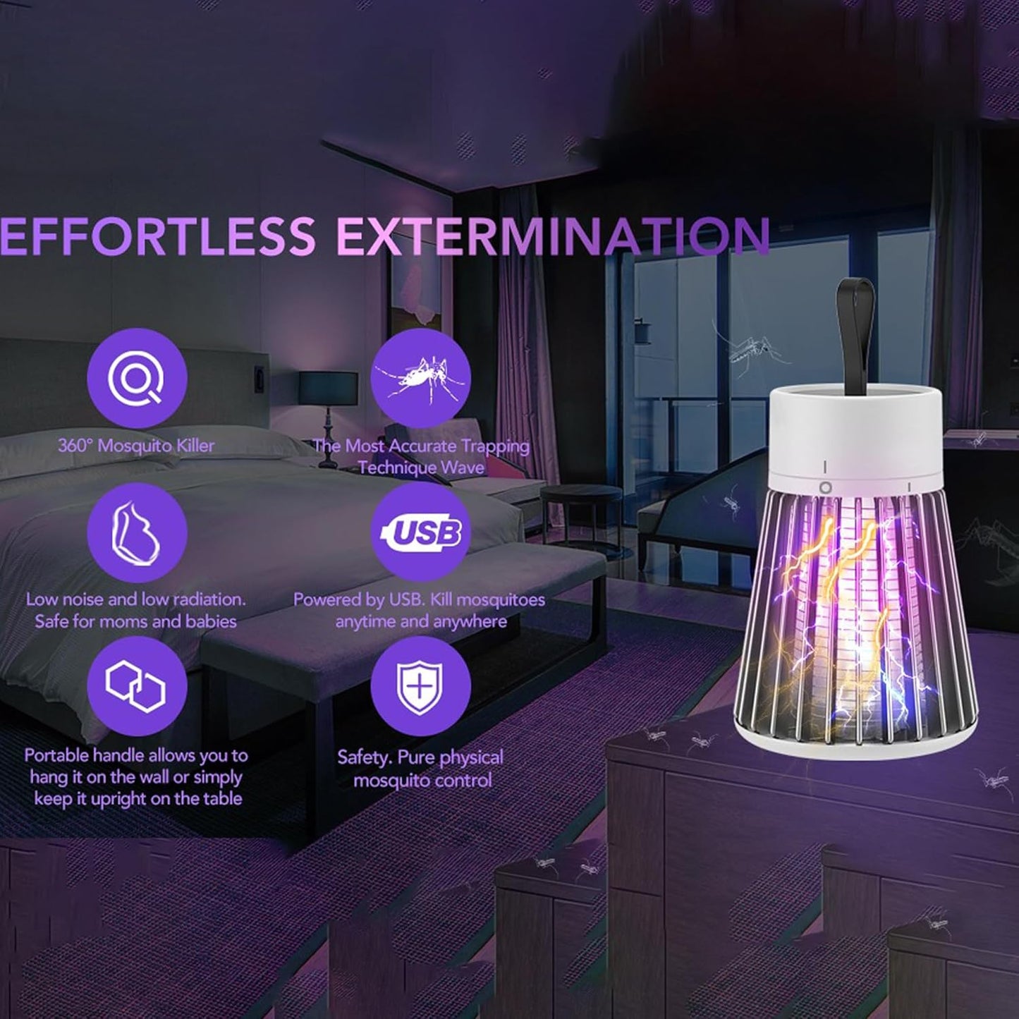 Virell™️ Electric Hanging UV Mosquito Killer Machine