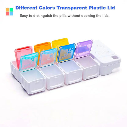 Virell™️ Smart 7-Day Pill Alarm Reminder & Organizer Box