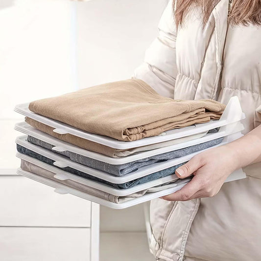 Virell™️ Stackable Space Saving Clothes Folder & Organizer