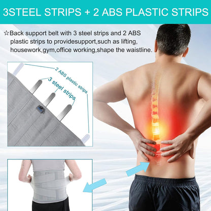 Virell™️ Lumbar Waist & Back Total Support Belt