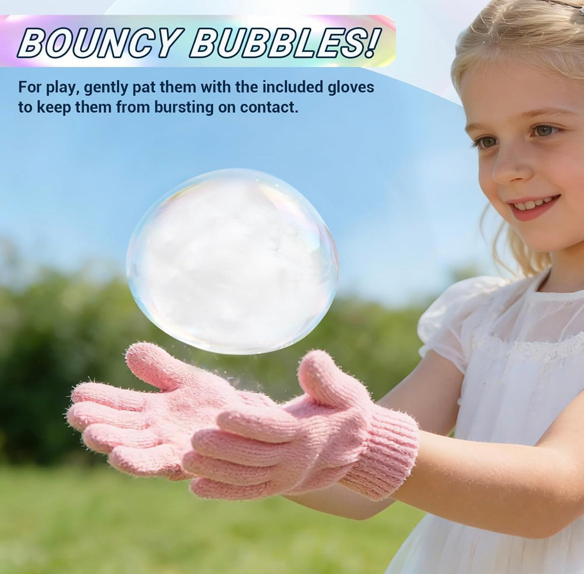 Virell™️ Kids Bubble Machine With LED & Light Music