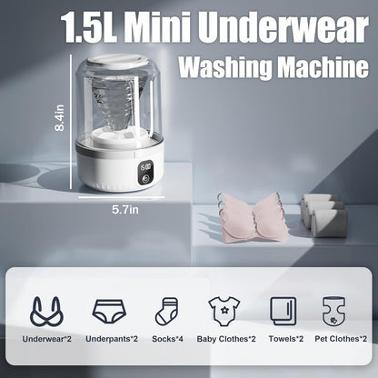 Virell™️ Rechargeable Portable 1.5L Washing Machine Cleaner