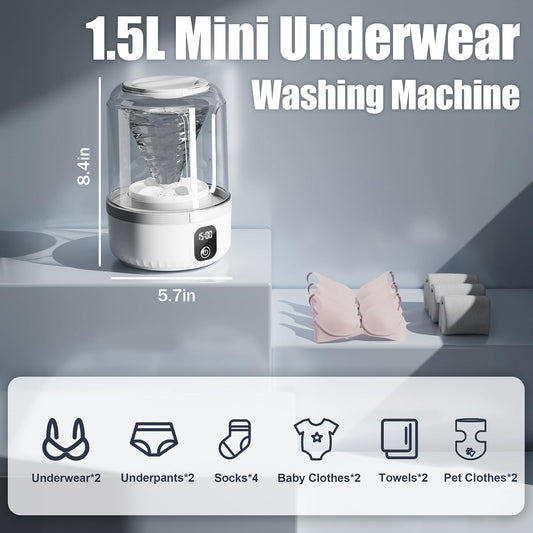 Virell™️ Rechargeable Portable 1.5L Washing Machine Cleaner