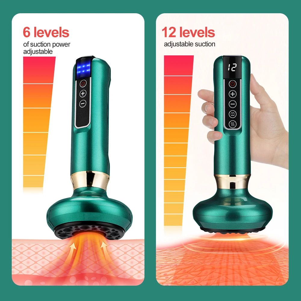 Virell™️ 12 Levels Body Sculpt Massager & Heat Cupping Machine