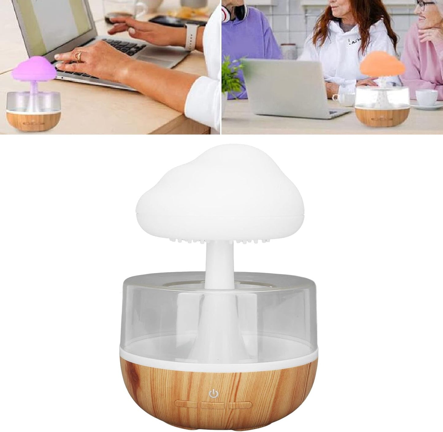 Virell™️ 2 In 1 Rain Cloud Night Humidifier Diffuser For Sleeping & Relaxing