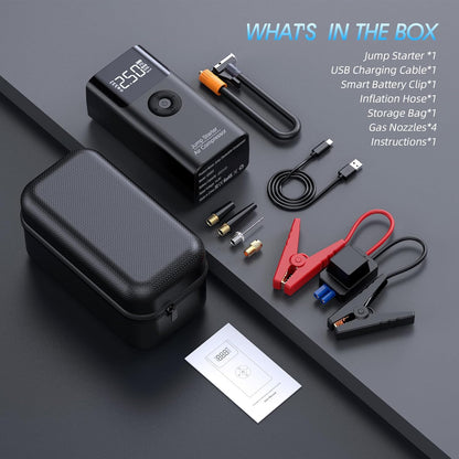 Virell™️ 4 in 1 Multifunctional Car Emergency Power Starter Kit