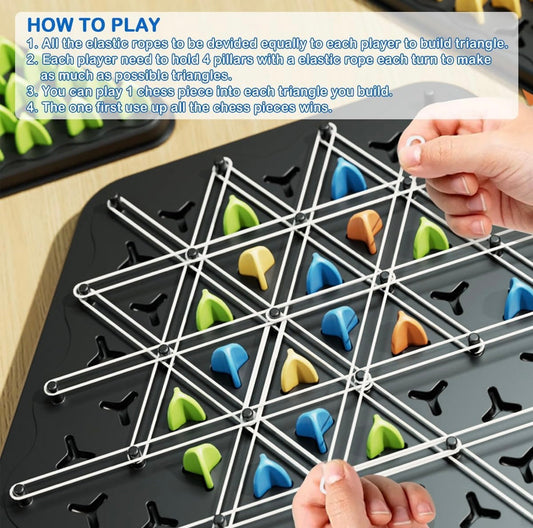 Virell™️ Chain Triangle Chess Strategy Game