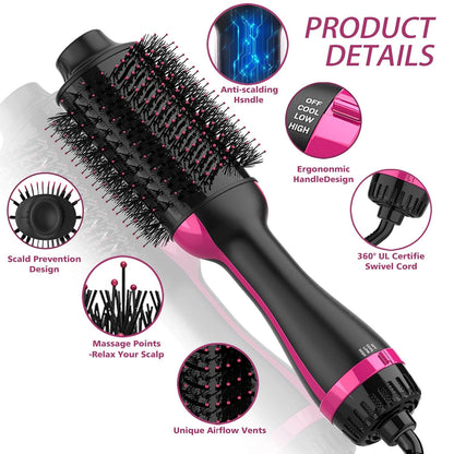 Virell™️ One Step Brand 4 in 1 Hair Dryer & Curler & Straightener & Volume Machine
