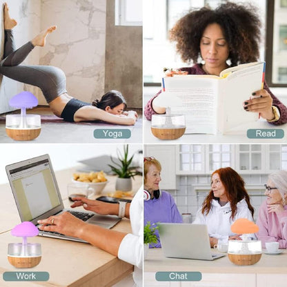 Virell™️ 2 In 1 Rain Cloud Night Humidifier Diffuser For Sleeping & Relaxing