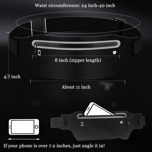 Virell™️ Unisex Waterproof Waist Sport Running Belt Bag