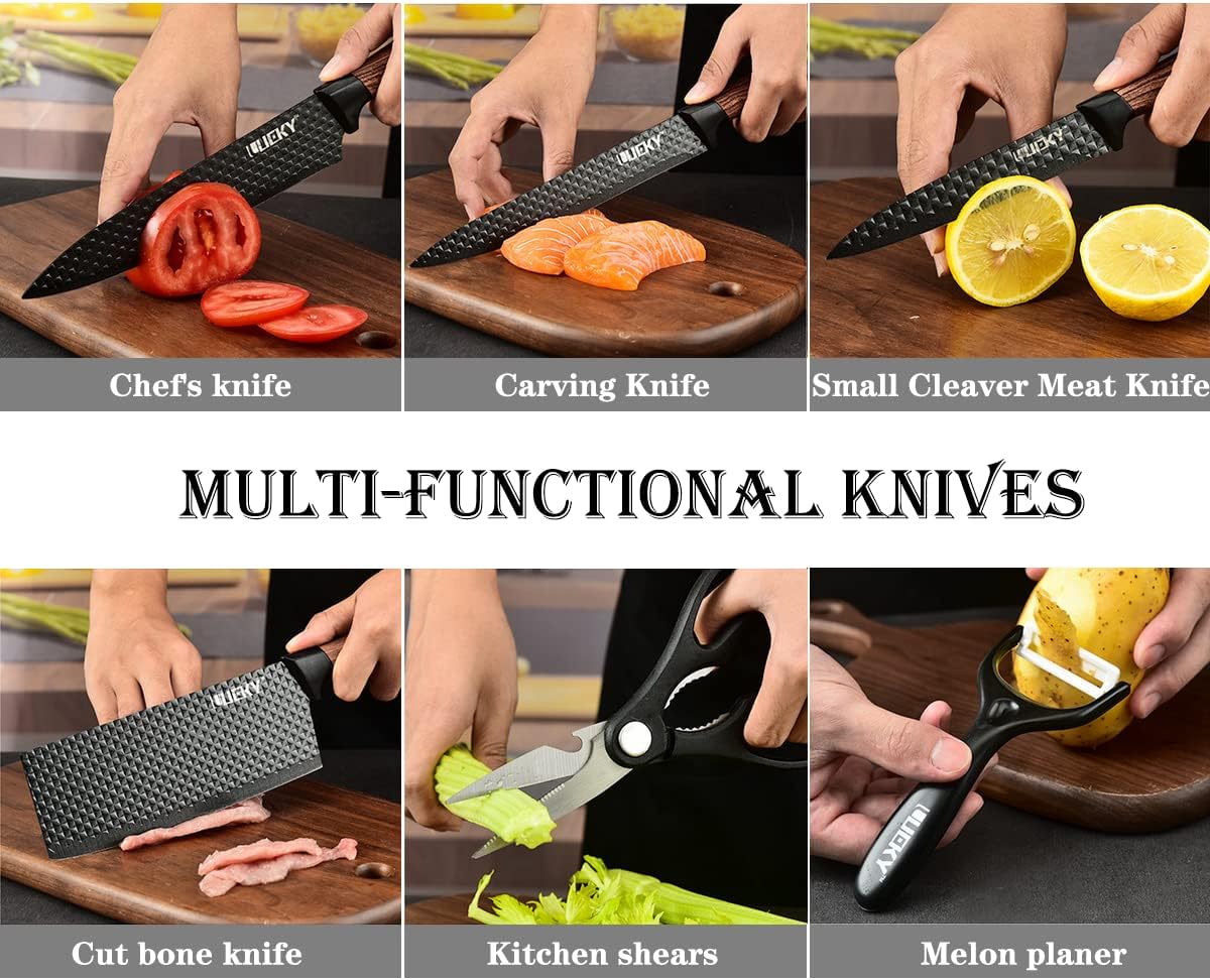 Virell™️ Professional Stainless Cooking Knives Set (6 Pieces)