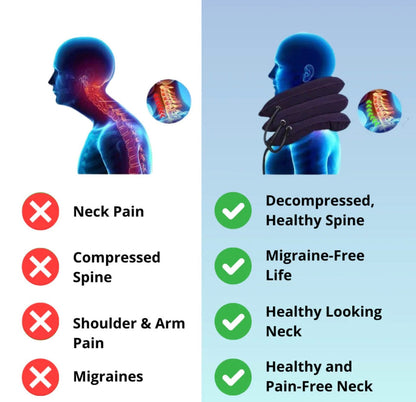 Virell™️ Adjustable & Inflatable Cervical Neck Stretcher Device