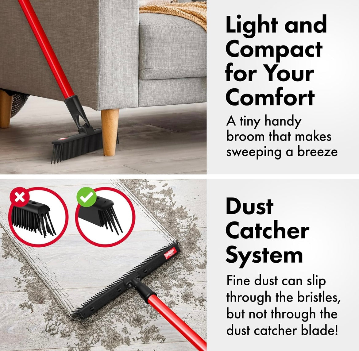 Virell™️ Adjustable Silicone Pet Hair Broom Cleaner