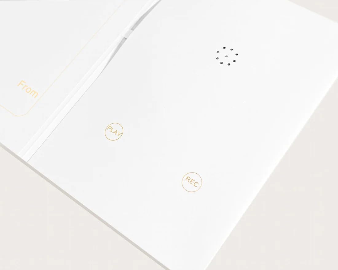 Virell™️ Smart Electric Note Gift Card With Voice Record (Reusable) For Couples, Birthdays, Events..