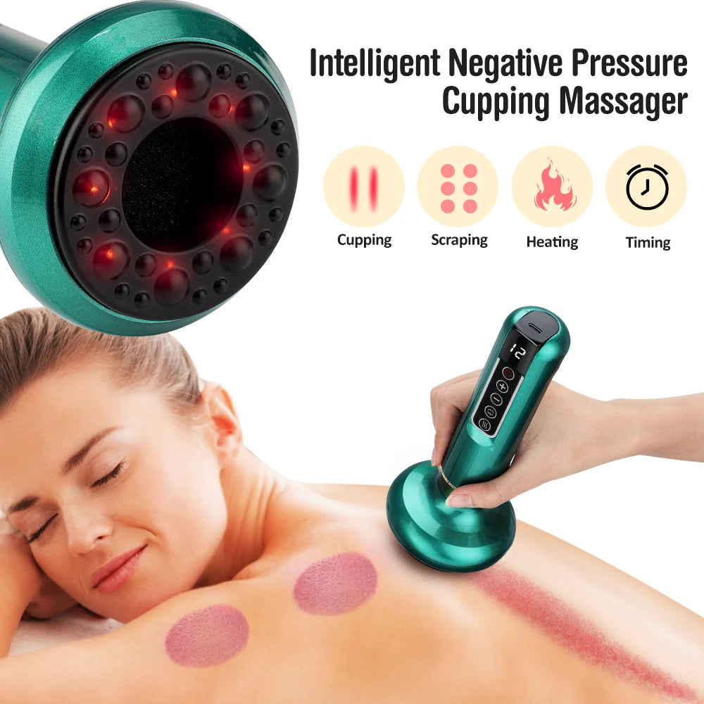 Virell™️ 12 Levels Body Sculpt Massager & Heat Cupping Machine