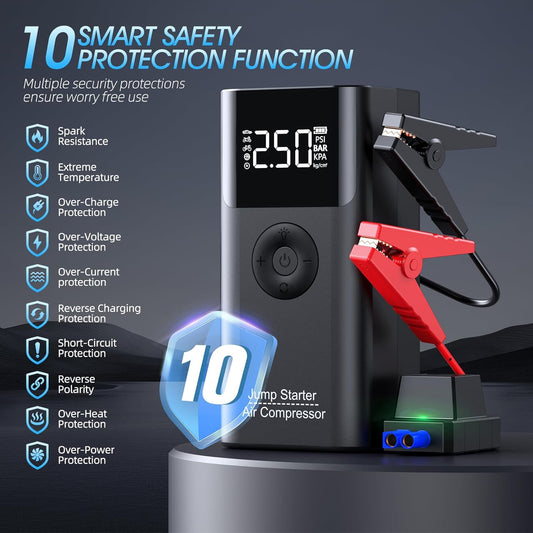 Virell™️ 4 in 1 Multifunctional Car Emergency Power Starter Kit