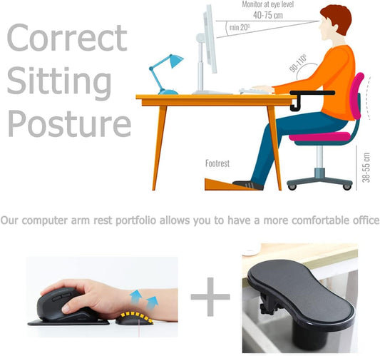 Virell™️ Adjustable Desktop Armrest Support Pad
