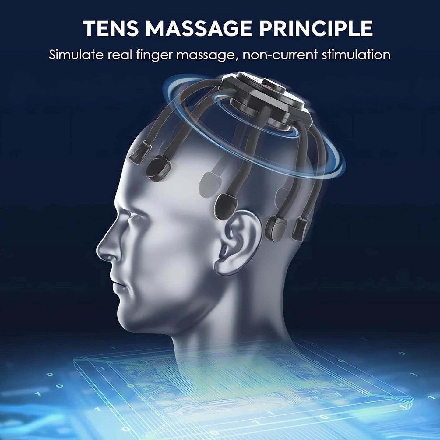 Virell™️ Electric Vibrating Head Scalp Massager Machine