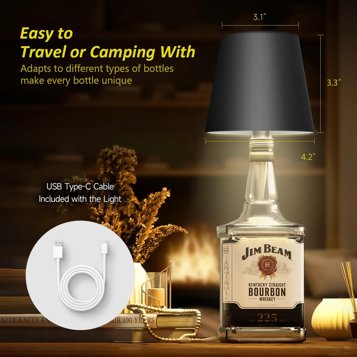 Virell™️ Wireless Touch Control LED Bottle Lamp