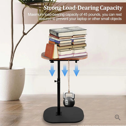 Virell™️ Adjustable Height & Rotatable Side Table