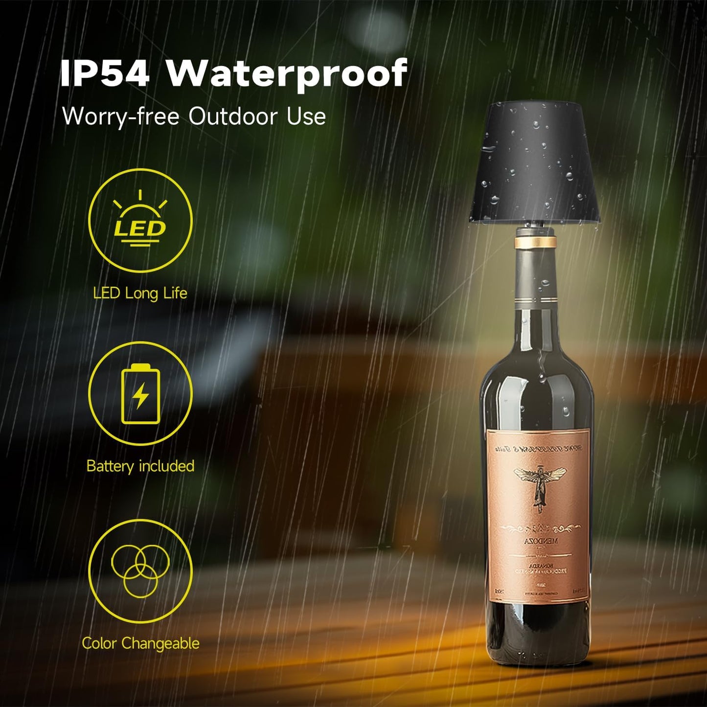 Virell™️ Wireless Touch Control LED Bottle Lamp