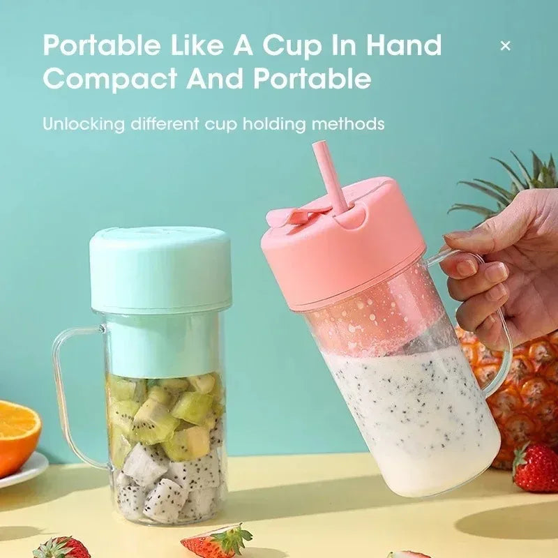 Virell™️ Electric Portable Smoothie Juicer Cup With Straw (420ML)