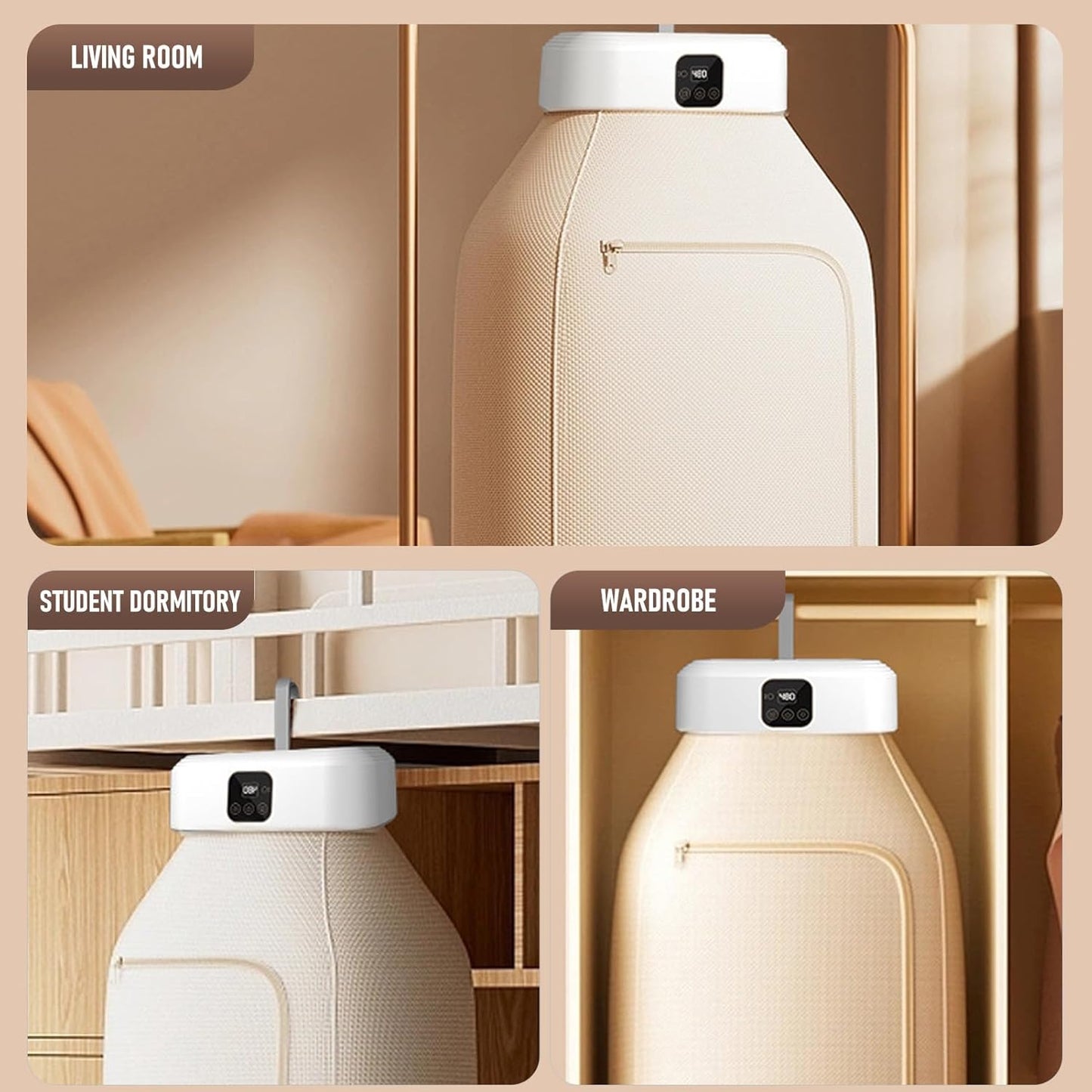Virell™️ 3 in 1 Quick Hanging Clothes Dryer + Straightener