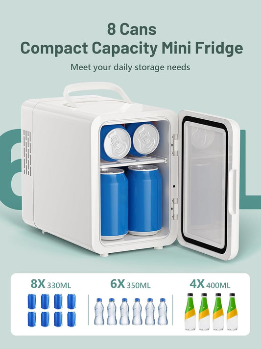 Virell™️ 8 Liters 12V Portable Fridge Cooler For Car & Camping