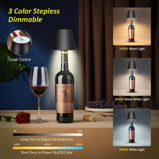Virell™️ Wireless Touch Control LED Bottle Lamp